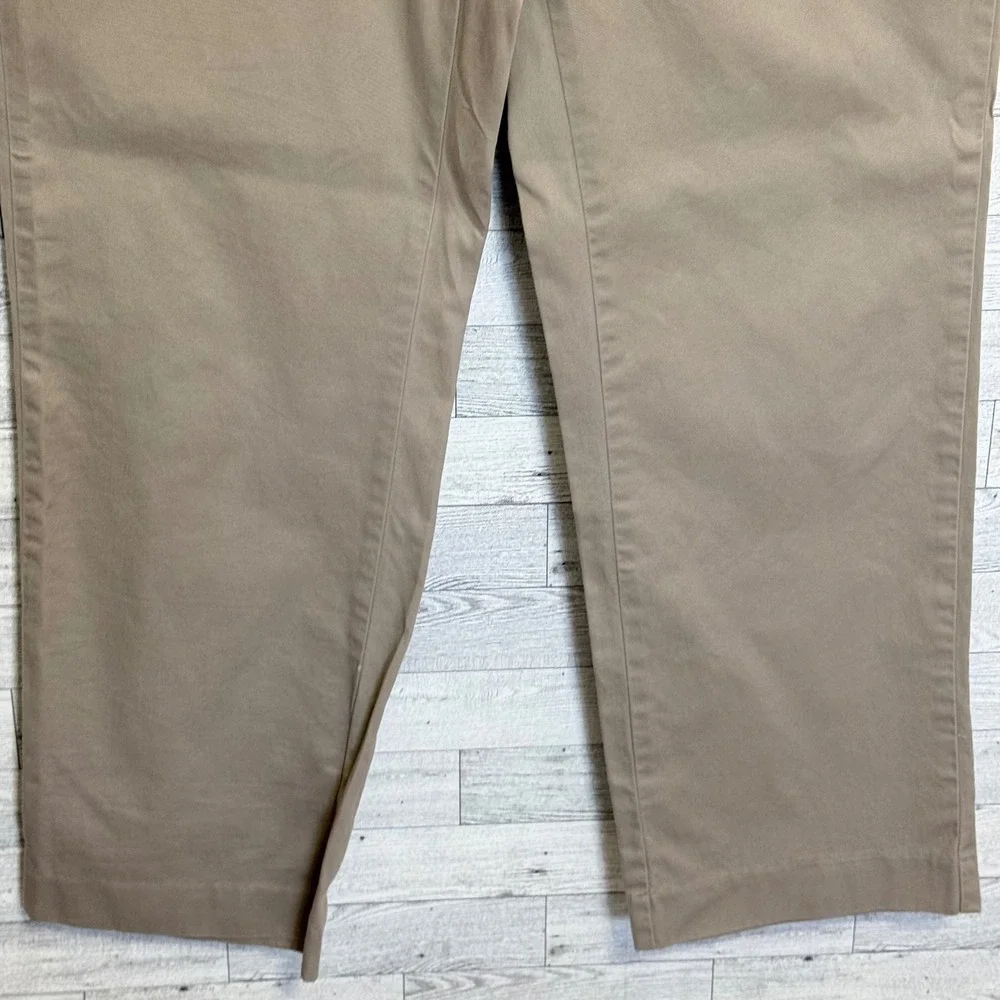 Calvin Klein Mens Khaki Straight Leg Cotton Pants Size‎ 32x30